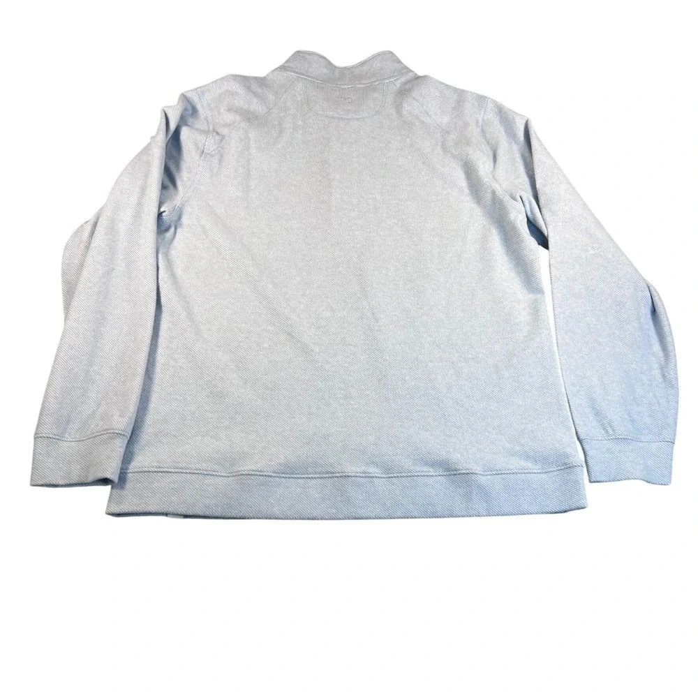 7 Diamonds Generation Mens XL Quarter Zip Pullover Light Blue Heather GSPV-1017
